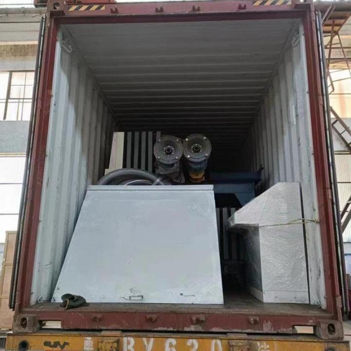 LIBO-HF20 ফাঁপা লাইটওয়েট ফোমেড সিমেন্ট ওয়াল প্যানেলের উৎপাদন লাইন-মালয়েশিয়ায় রপ্তানি